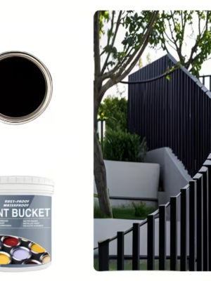 black 500g Black Water Based Rust Proof Metal Paint