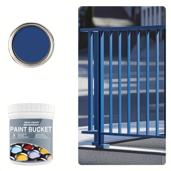 500g Dark Blue Water Based Rust Proof Metal Paint