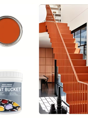 orangered 500g Orange Red Water Based Rust Proof Metal Paint
