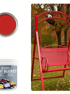 red 500g Red Water Based Rust Proof Metal Paint